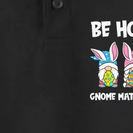 Be Hoppy Gnome Matter What Easter Day Spring Easter Day Bunny Eggs Dry Zone Grid Performance Polo