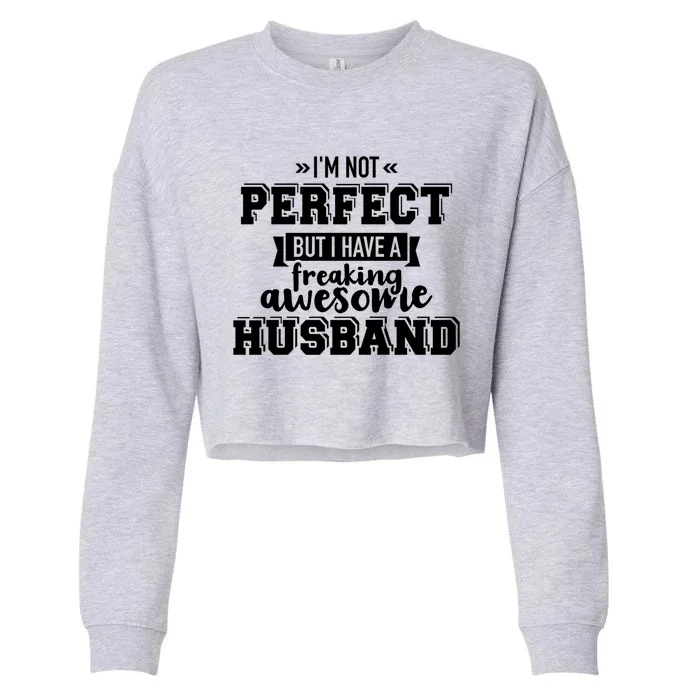 Best Husband Gift For Wife Valentine's Day Gift Cropped Pullover Crew