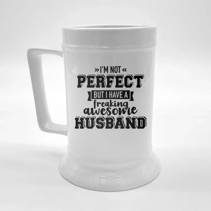 Best Husband Gift For Wife Valentine's Day Gift Front & Back Beer Stein