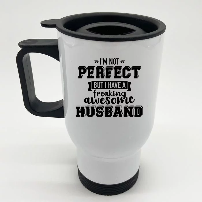 Best Husband Gift For Wife Valentine's Day Gift Front & Back Stainless Steel Travel Mug