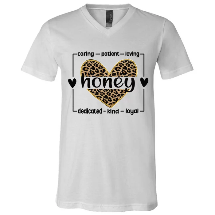 Best Honey Grandmother Honey Grandma Appreciation V-Neck T-Shirt