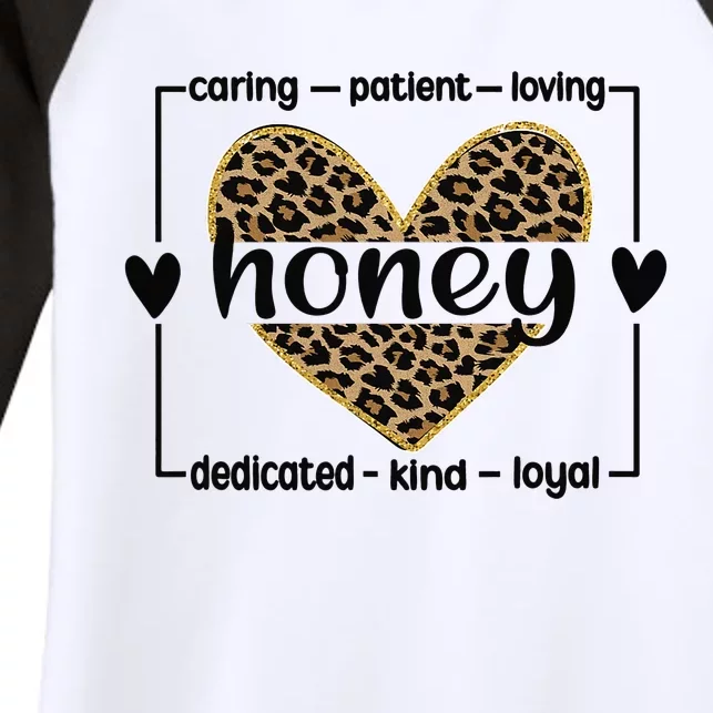 Best Honey Grandmother Honey Grandma Appreciation Women's Tri-Blend 3/4-Sleeve Raglan Shirt