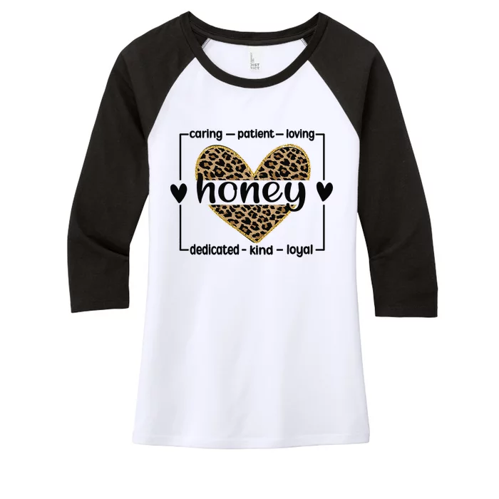 Best Honey Grandmother Honey Grandma Appreciation Women's Tri-Blend 3/4-Sleeve Raglan Shirt