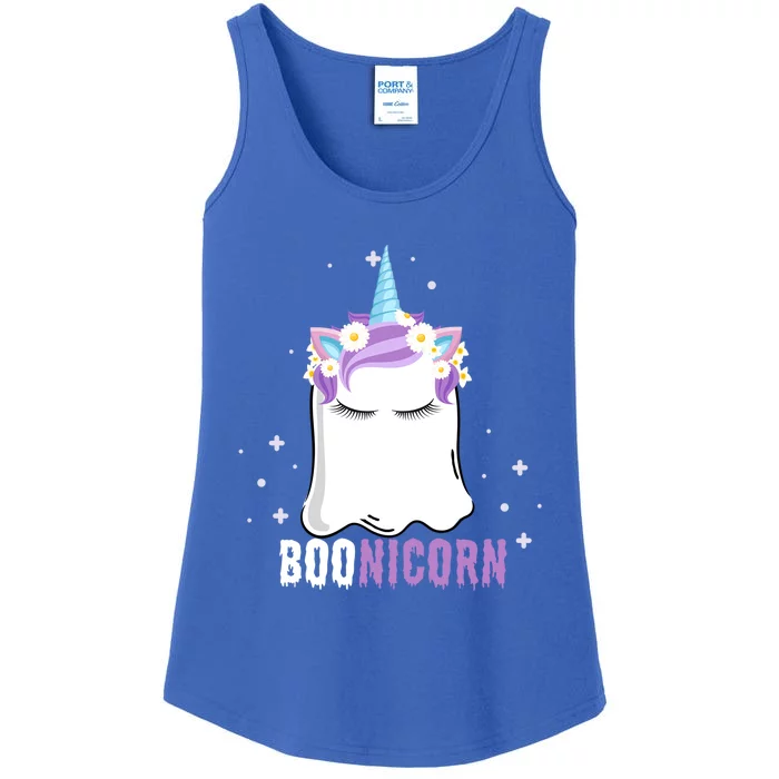 Boonicorn Halloween Ghost Unicorn Birthday Gift Ladies Essential Tank