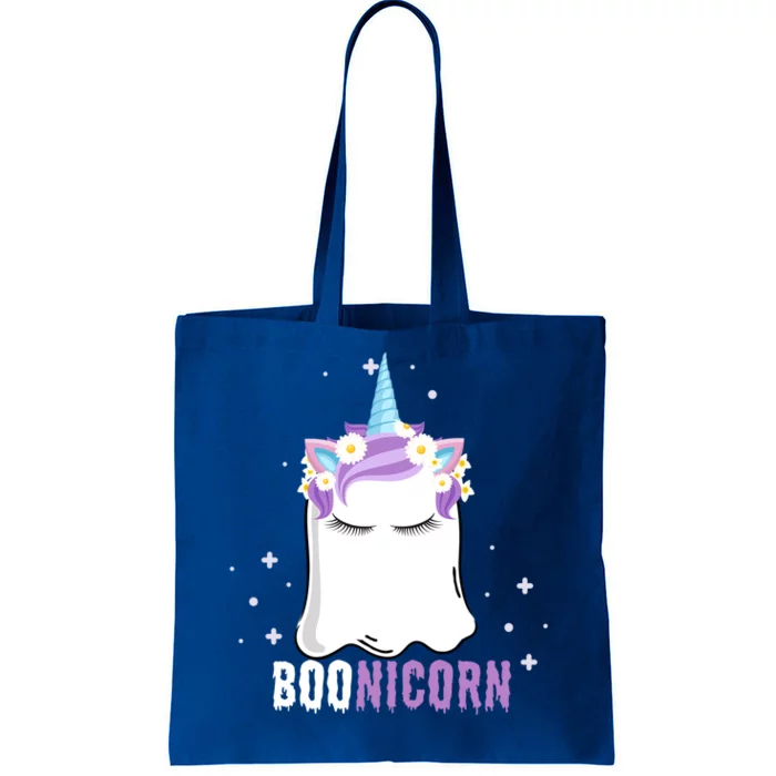 Boonicorn Halloween Ghost Unicorn Birthday Gift Tote Bag