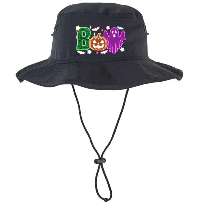 Boo Halloween Ghost Floral Legacy Cool Fit Booney Bucket Hat