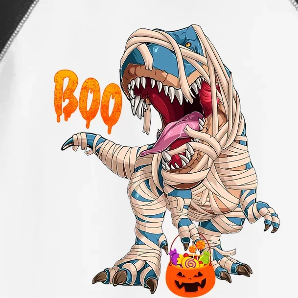 Boo Halloween Ghost Skeleton Dinosaur TRex Great Gift Toddler Fine Jersey T-Shirt