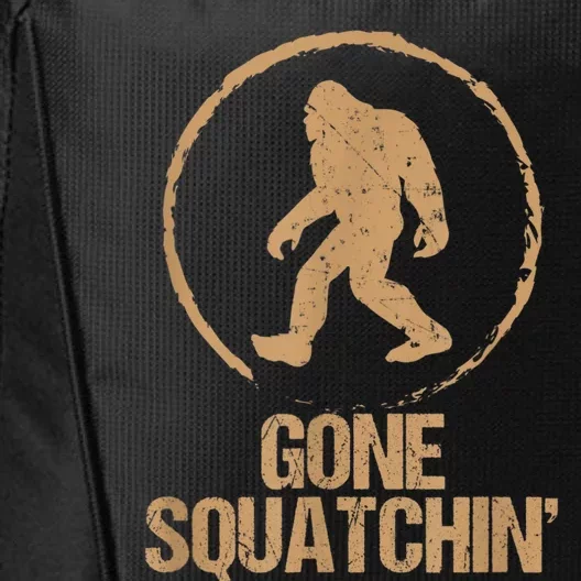 Bigfoot Hunter Gone Squatching Sasquatch City Backpack