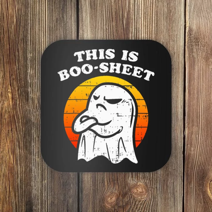 Boosheet Halloween Ghost Costume Retro Chic Coaster