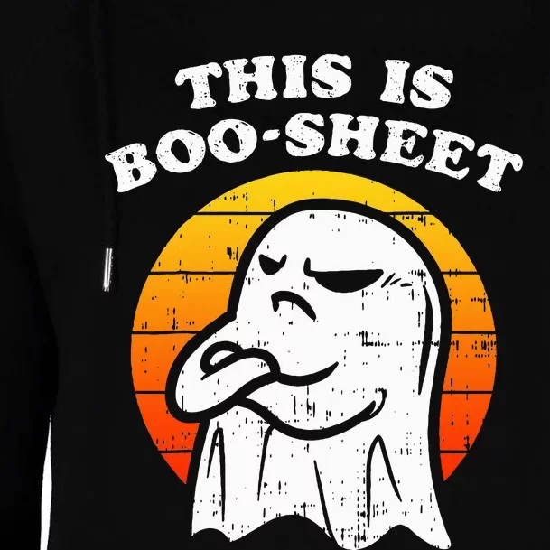 Boosheet Halloween Ghost Costume Retro Chic Womens Funnel Neck Pullover Hood