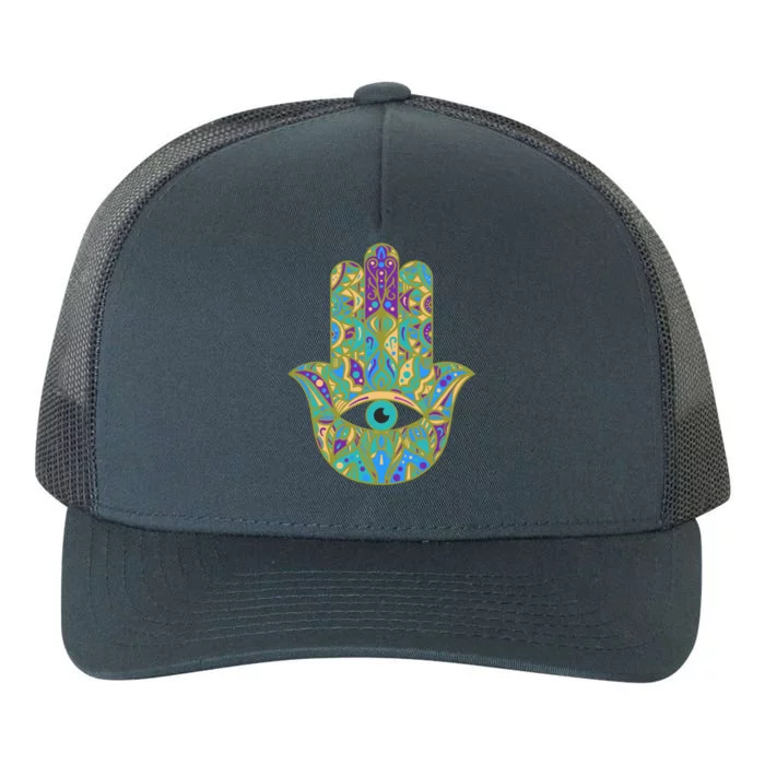 Beautiful Hamsa Hand Cute Gift Yupoong Adult 5-Panel Trucker Hat