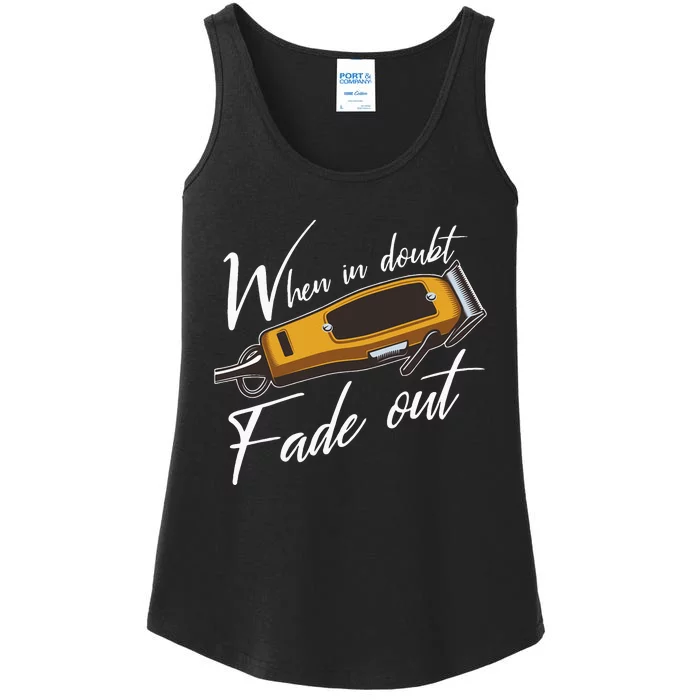 Barber Hairdresser Hairstylist Barbershop Barber Ladies Essential Tank