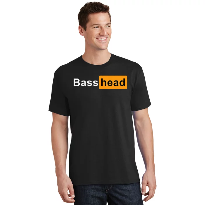 Bass Head Headbanger Edm Rave Festival Costume Dance Music T-Shirt