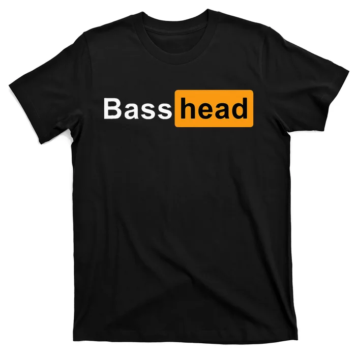 Bass Head Headbanger Edm Rave Festival Costume Dance Music T-Shirt