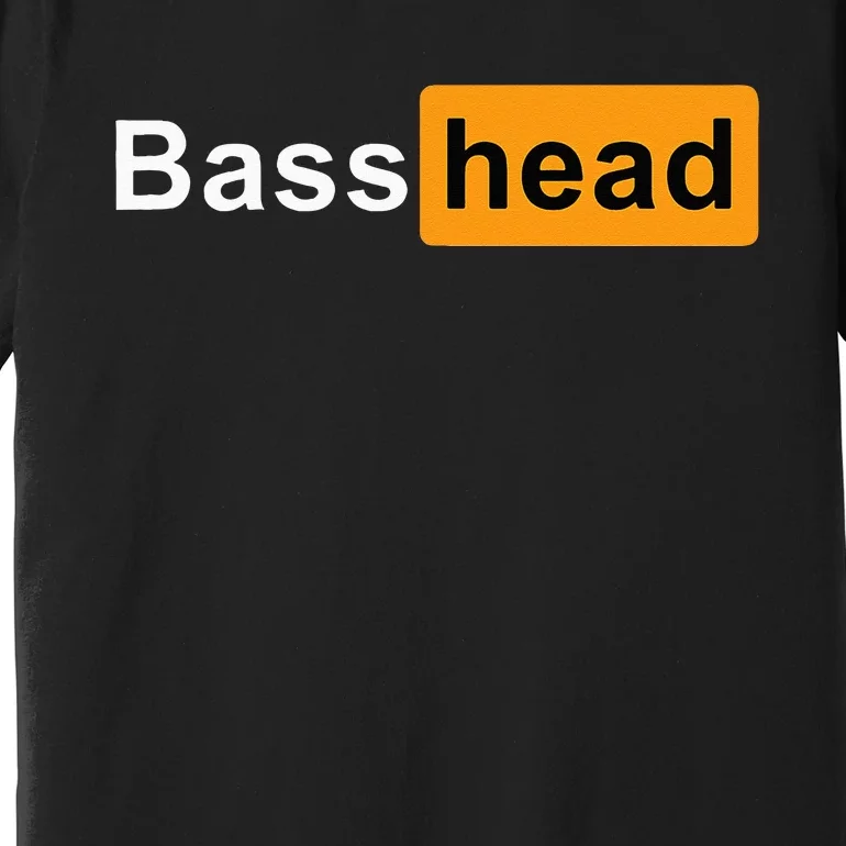 Bass Head Headbanger Edm Rave Festival Costume Dance Music Premium T-Shirt