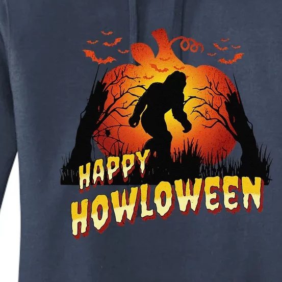 Bigfoot Halloween Happy Howloween Funny Halloween Women's Pullover Hoodie