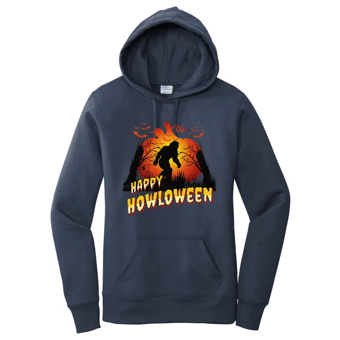 Bigfoot Halloween Happy Howloween Funny Halloween Women's Pullover Hoodie