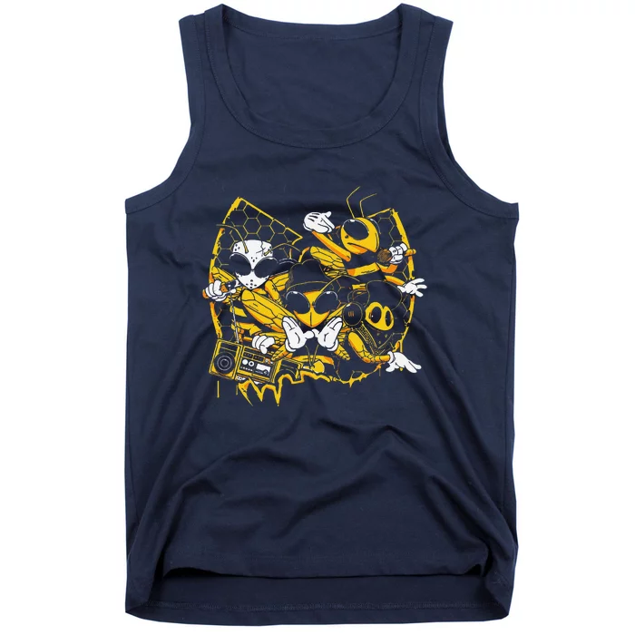 Bees Hip Hop Old School Rap Lover Funny Gift Tank Top