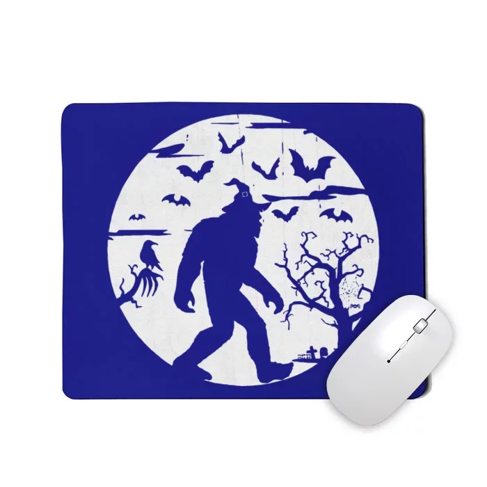 Bigfoot Halloween Human Costume Sasquatch Pumpkin Gift Mousepad