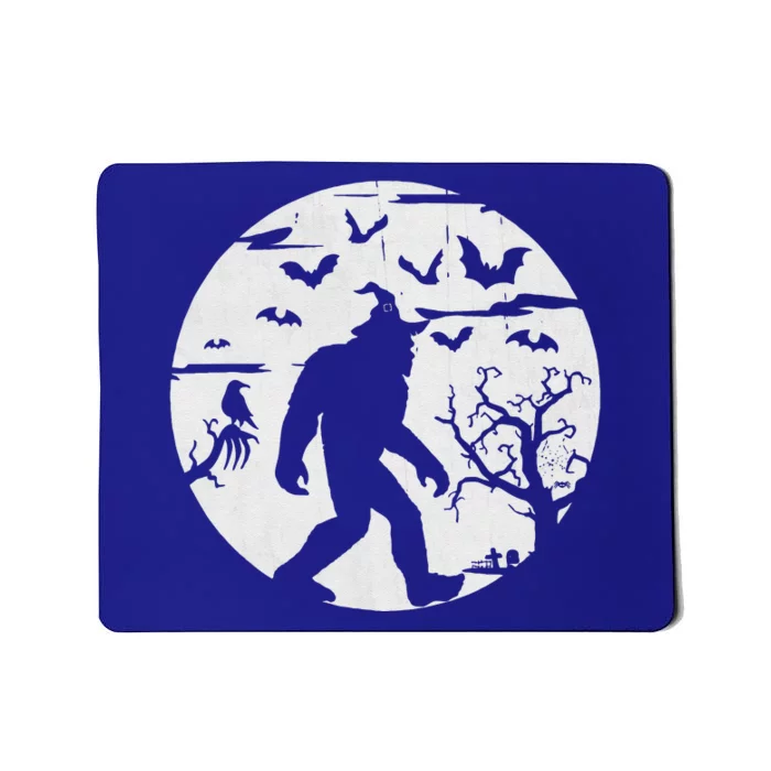 Bigfoot Halloween Human Costume Sasquatch Pumpkin Gift Mousepad