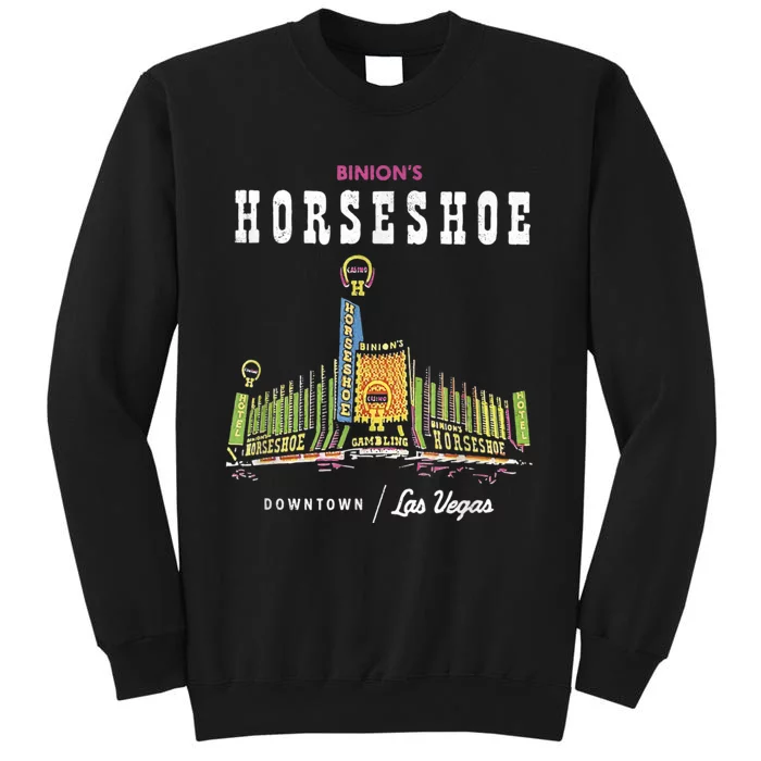 Binion's Horseshoe Hotel Casino Vintage Retro Las Vegas Sweatshirt