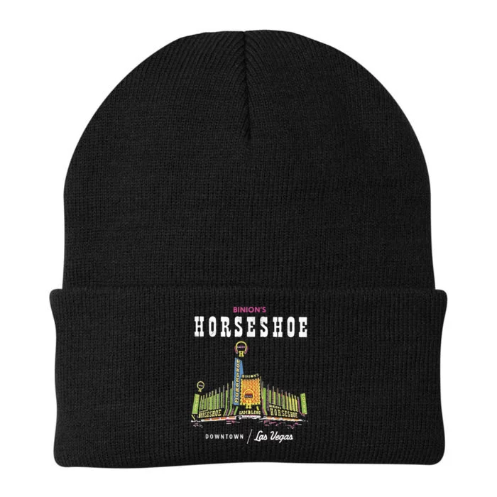 Binion's Horseshoe Hotel Casino Vintage Retro Las Vegas Knit Cap Winter Beanie