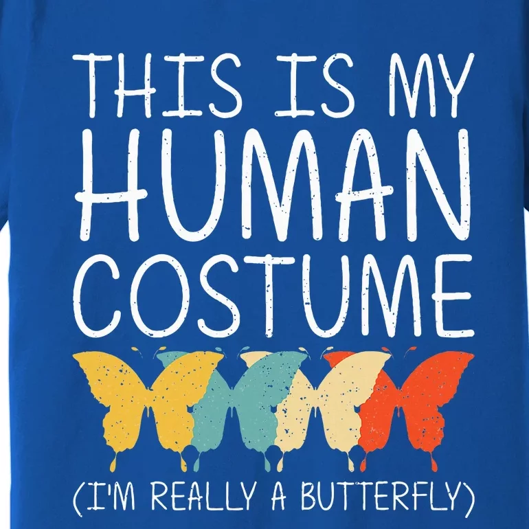 Butterfly Halloween Human Costume Ringlet Moth Easy DIY Gift Premium T-Shirt