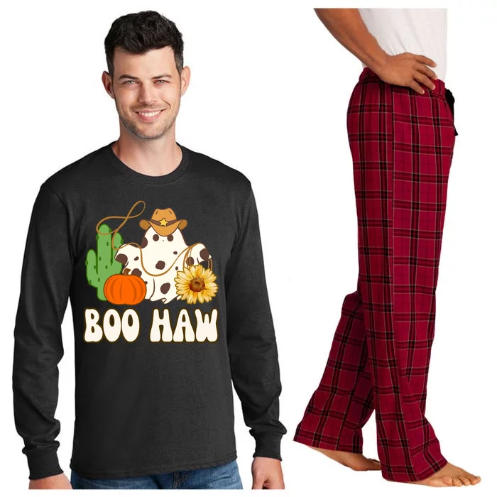 Boo Haw Halloween Country Long Sleeve Pajama Set