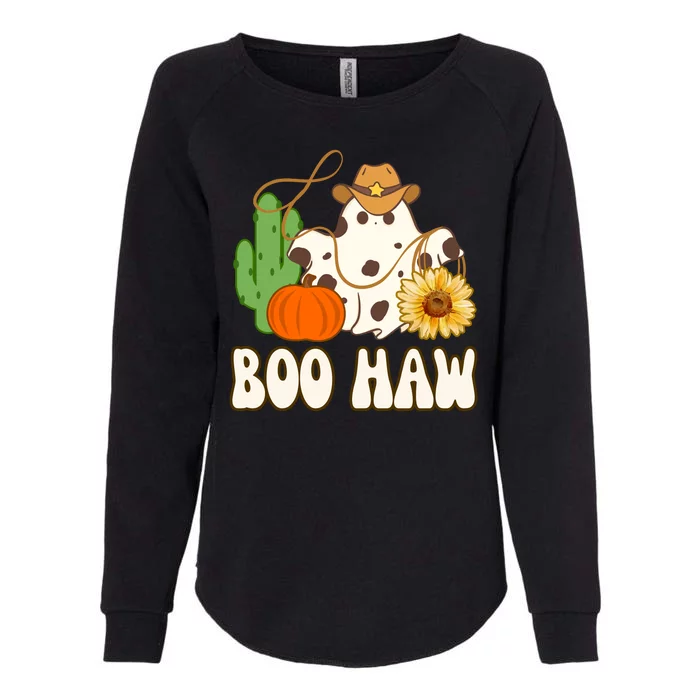 Boo Haw Halloween Country Womens California Wash Sweatshirt