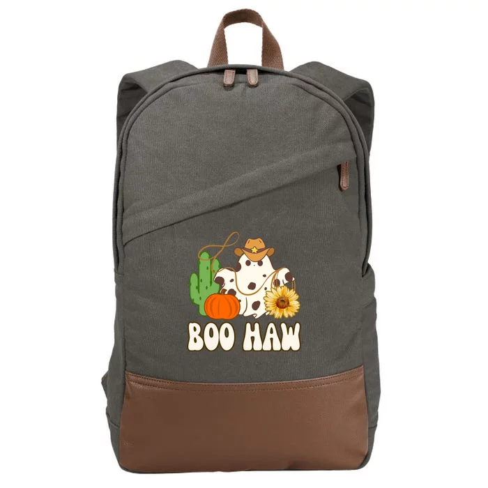 Boo Haw Halloween Country Cotton Canvas Backpack