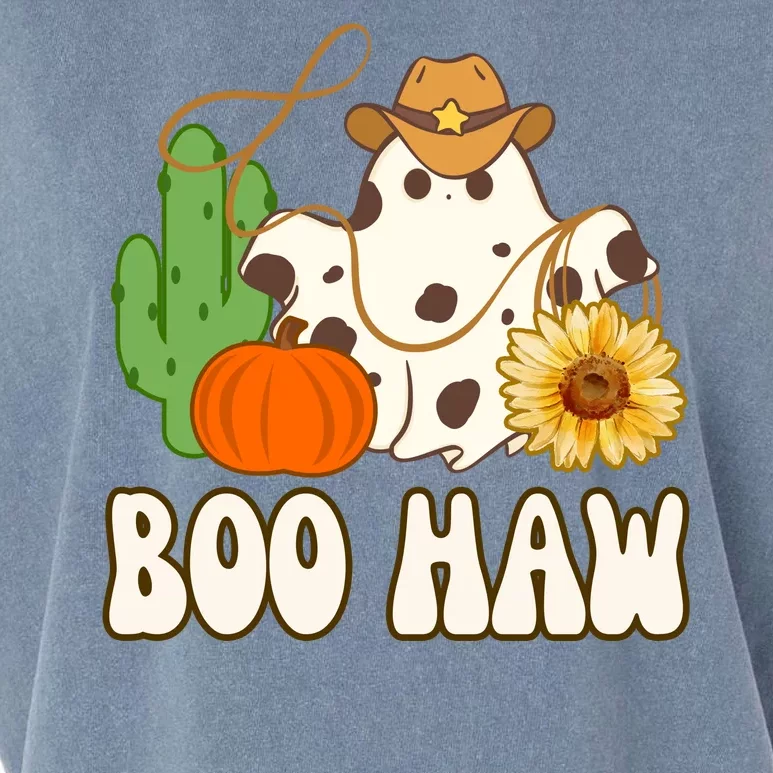 Boo Haw Halloween Country Garment-Dyed Women's Muscle Tee