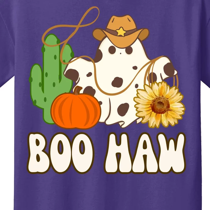 Boo Haw Halloween Country Kids T-Shirt