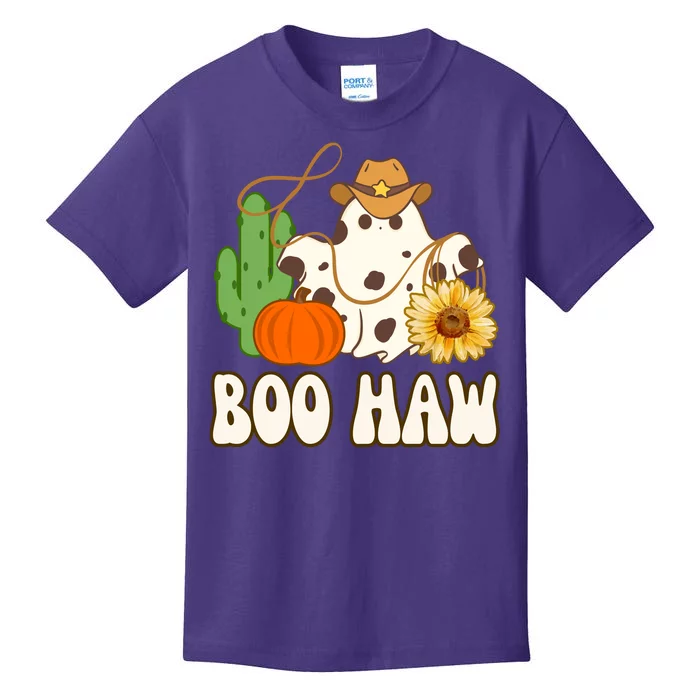 Boo Haw Halloween Country Kids T-Shirt