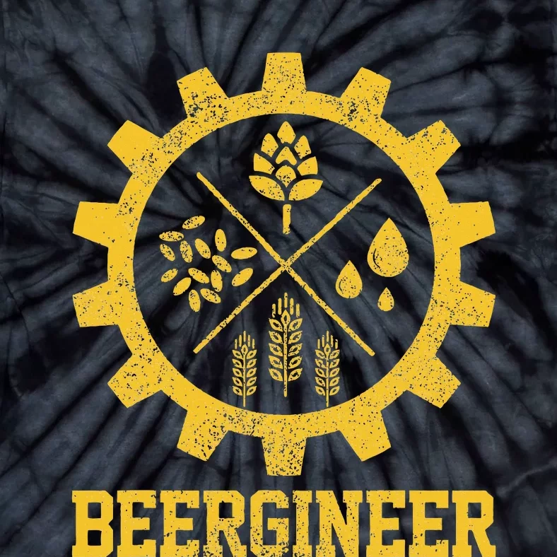 Beergineer Homebrew Home Brewing Craft Beer Brewer Gift Tie-Dye T-Shirt