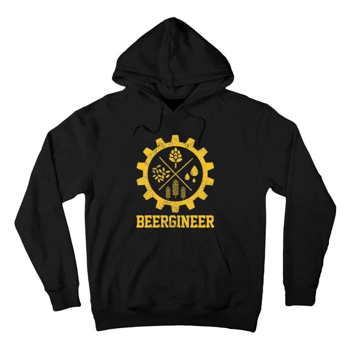 Beergineer Homebrew Home Brewing Craft Beer Brewer Gift Tall Hoodie