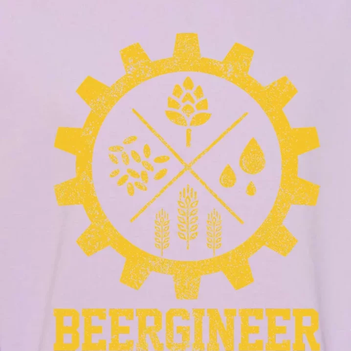 Beergineer Homebrew Home Brewing Craft Beer Brewer Gift Garment-Dyed Sweatshirt