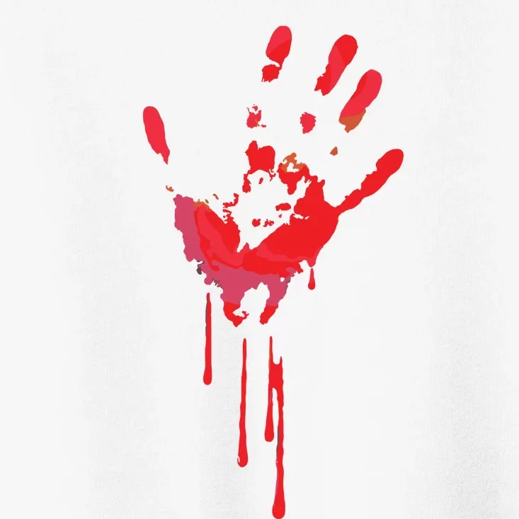 Bloody Hand Horror Blood Creepy Halloween Toddler T-Shirt