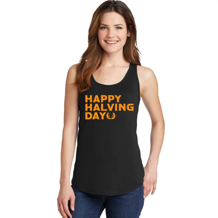 Bitcoin Halving Happy Halving Day Crypto Cryptocurrency Ladies Essential Tank