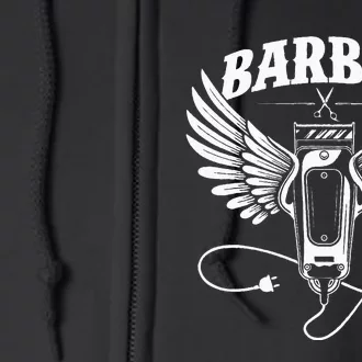 Barber Hairstylist Hairdresser Haircut Hair Stylist Full Zip Hoodie