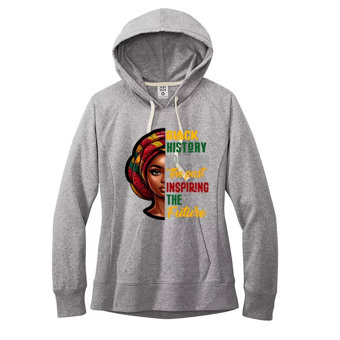 Black History Honoring Past Inspiring Future Women Women's Fleece Hoodie