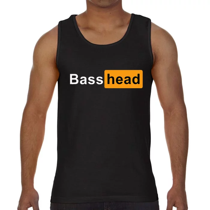 Bass Head Headbanger EDM Rave Festival Costume Dance Music Comfort Colors® Tank Top