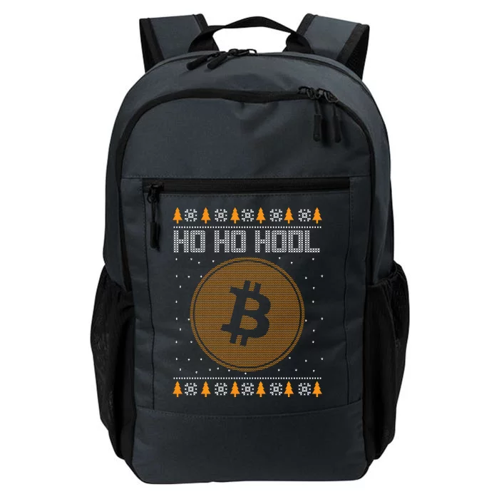 Bitcoin Ho Ho Hodl Crypto Ugly Christmas Daily Commute Backpack