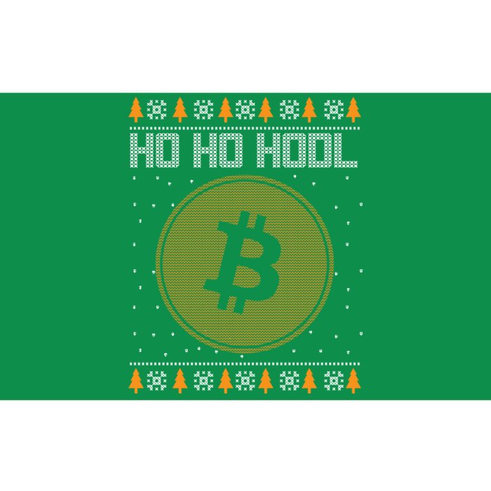 Bitcoin Ho Ho Hodl Crypto Ugly Christmas Bumper Sticker