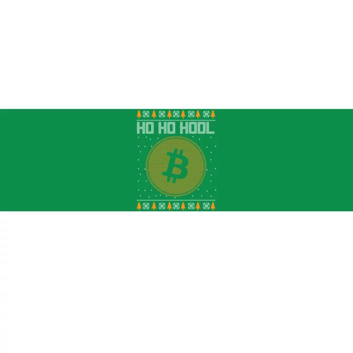 Bitcoin Ho Ho Hodl Crypto Ugly Christmas Bumper Sticker