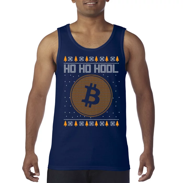 Bitcoin Ho Ho Hodl Crypto Ugly Christmas Tank Top