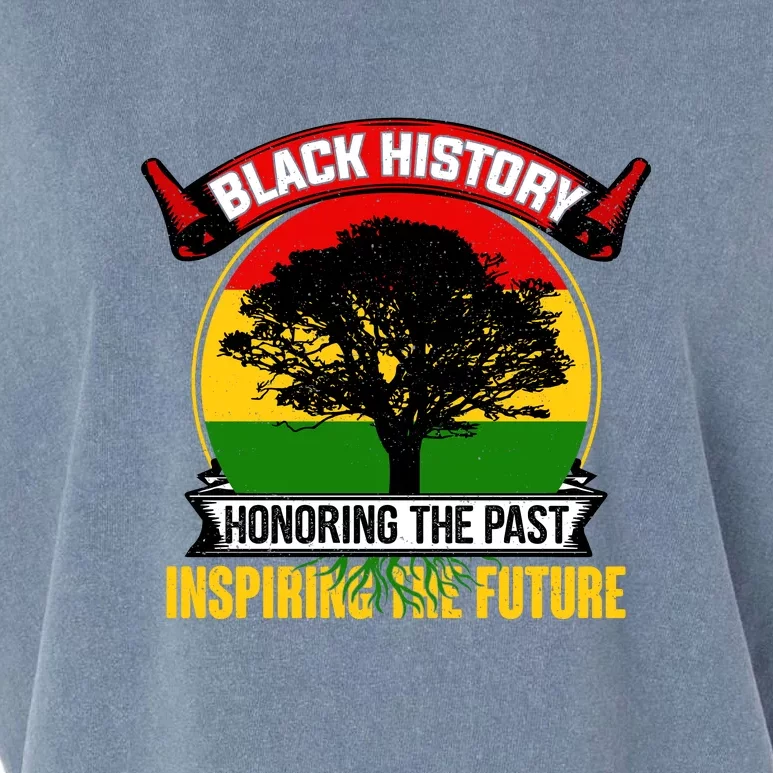 Black History Honoring The Past Inspiring The Future Gift Garment-Dyed Women's Muscle Tee