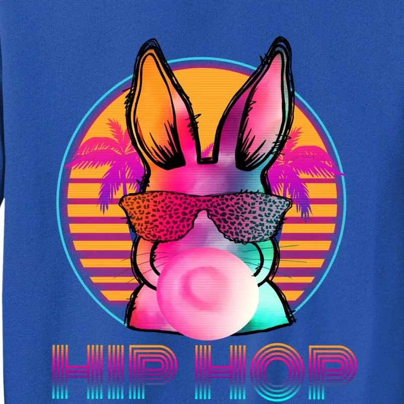 Bunny Hip Hop With Bubblegum Sunglasses Rabbit Easter Sunday Gift Sweatshirt