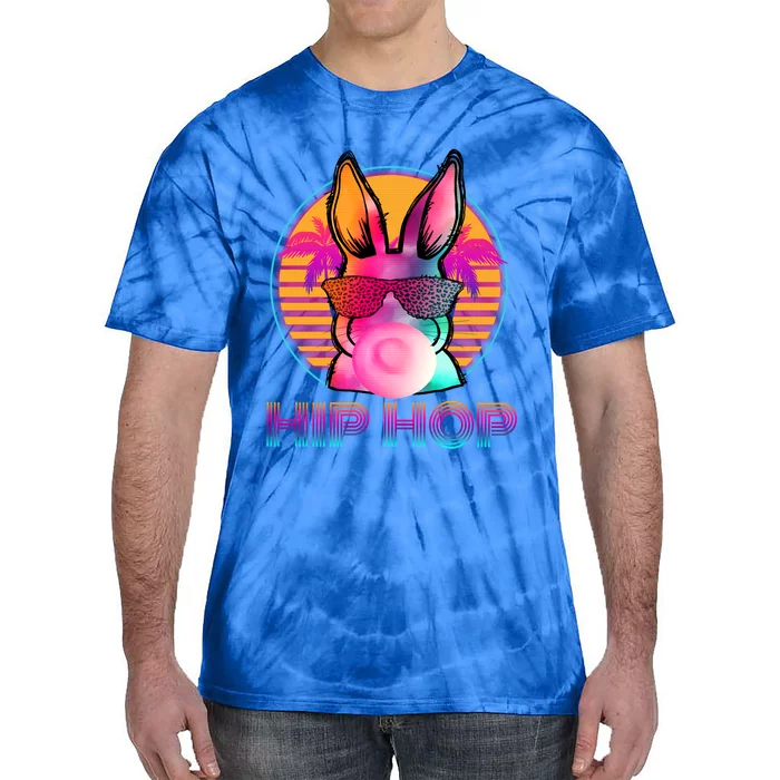 Bunny Hip Hop With Bubblegum Sunglasses Rabbit Easter Sunday Gift Tie-Dye T-Shirt