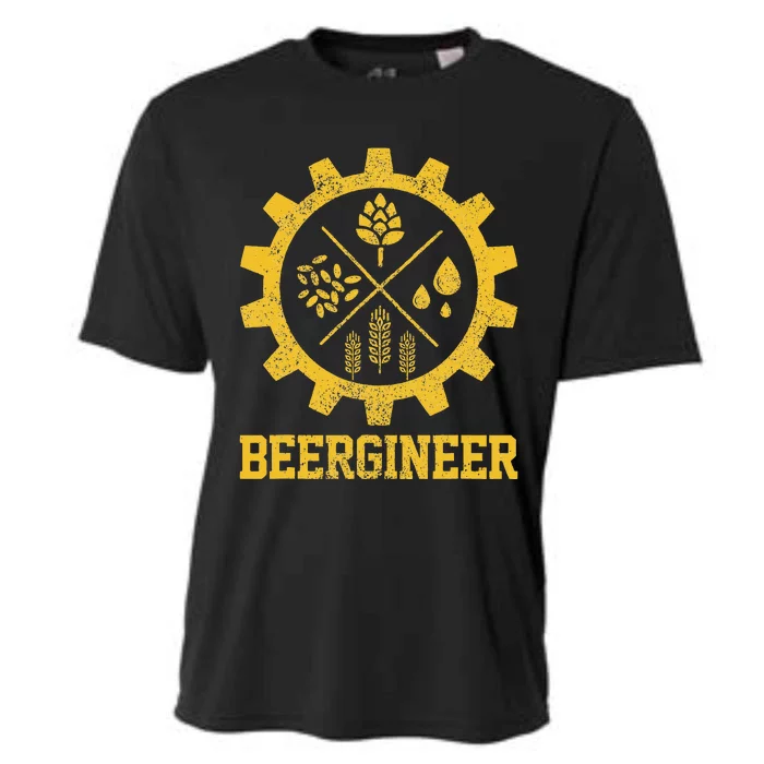 Beergineer Homebrew Home Brewing Craft Beer Cooling Performance Crew T-Shirt