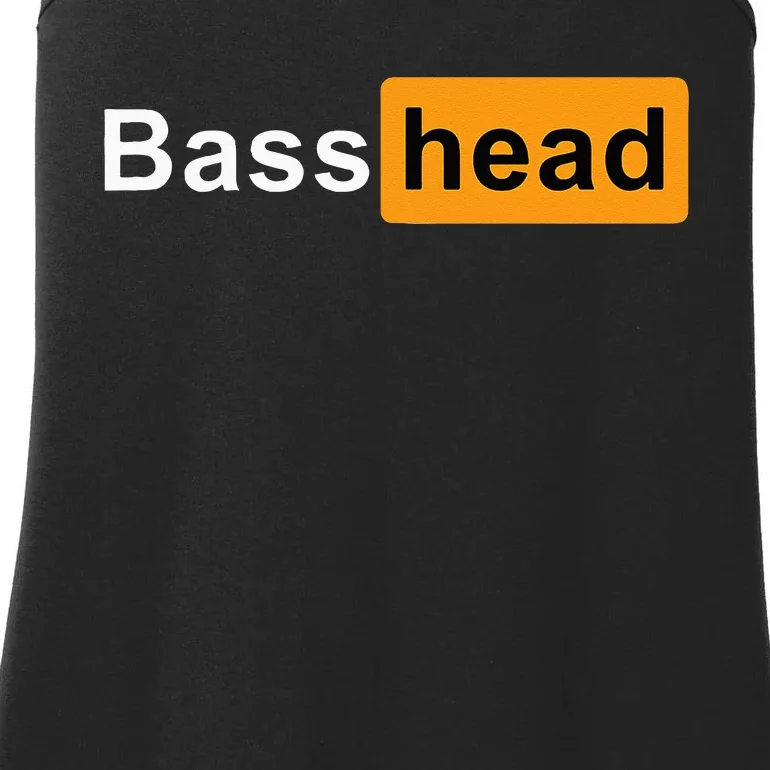 Bass Head Headbanger EDM Rave Festival Costume Dance Music Ladies Essential Tank